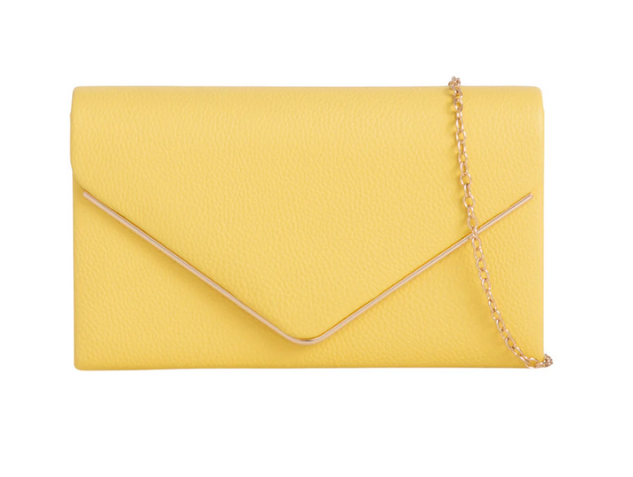 1717 Matt Effectenvelope Gold Trim Lemon
