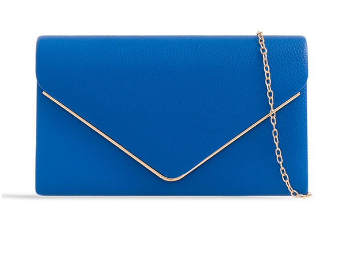 1717 Matt Effectenvelope Gold Trim Royal Blue