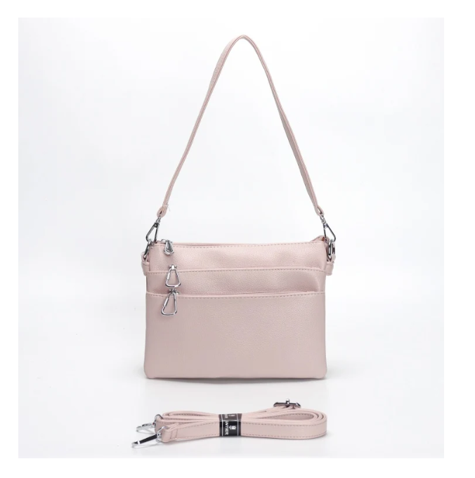 946 TRIPLE ZIP HANDBAG Pink