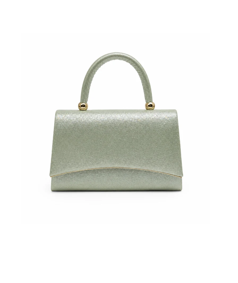 Cb26210-372 Elegant Solid Colour Envelope Style Clutch Bag Silver