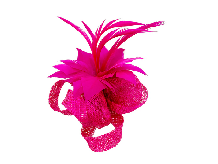 Fushia Ft2291 Small Brooch Head Piece Champagne