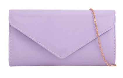 H2570 PATENT CLUTCH Lilac