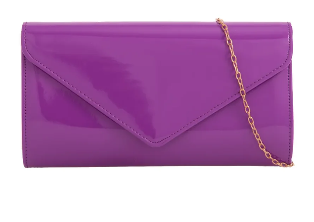 H2570 PATENT CLUTCH Purple
