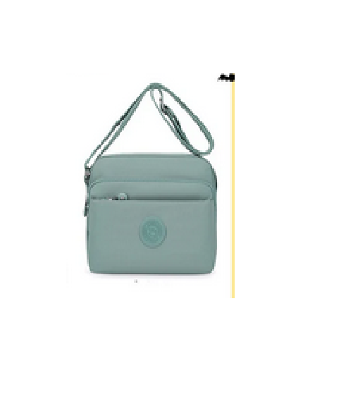 Ht711-Blue CANVAS MULTI POCKET CROSSBODY BAG Blue