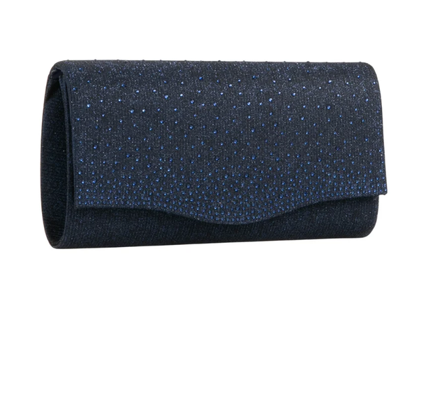 Cs3225 Glitz Clutch Navy