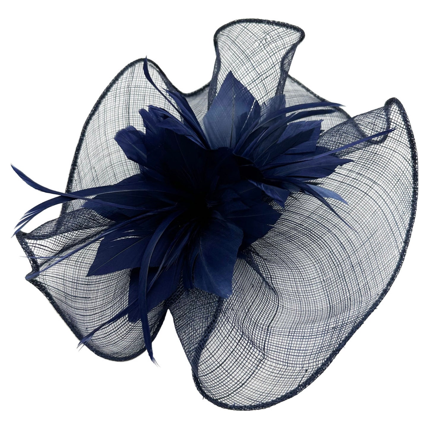 Ft3900 Layered Mesh Net Floral Fascinato Navy