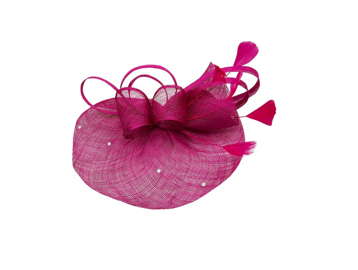 Ft9020-004 Mesh With Bling And Loops Fushia