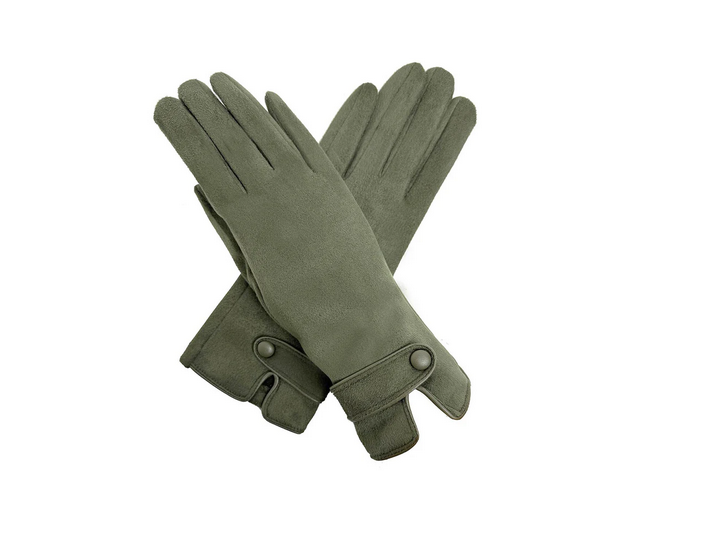 Gv25087-307 Plain Touch Scr With Button Green