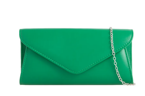 H2490 Matt Envelope Cb Clutch Green