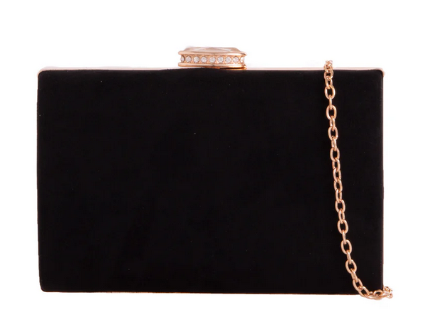 Z672 Box Style Clutch Bag Black