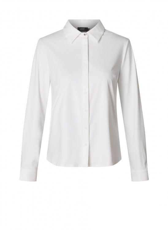 0005702 Soft Collar Blouse White