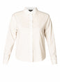 0005723 Stud Detail Cotton Blouse White