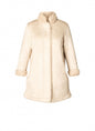 0005957 Zorica Reversible Sheepskin Coat Beige