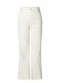 0006068 Wide Leg Patch Pocket Jeans Cream
