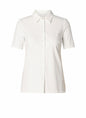 0006182 Olimpia S/S Heavy Blouse Winter White