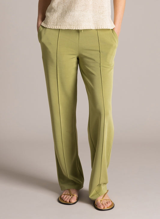 0006194 Oirla Wide Leg Super Soft Trouse Green