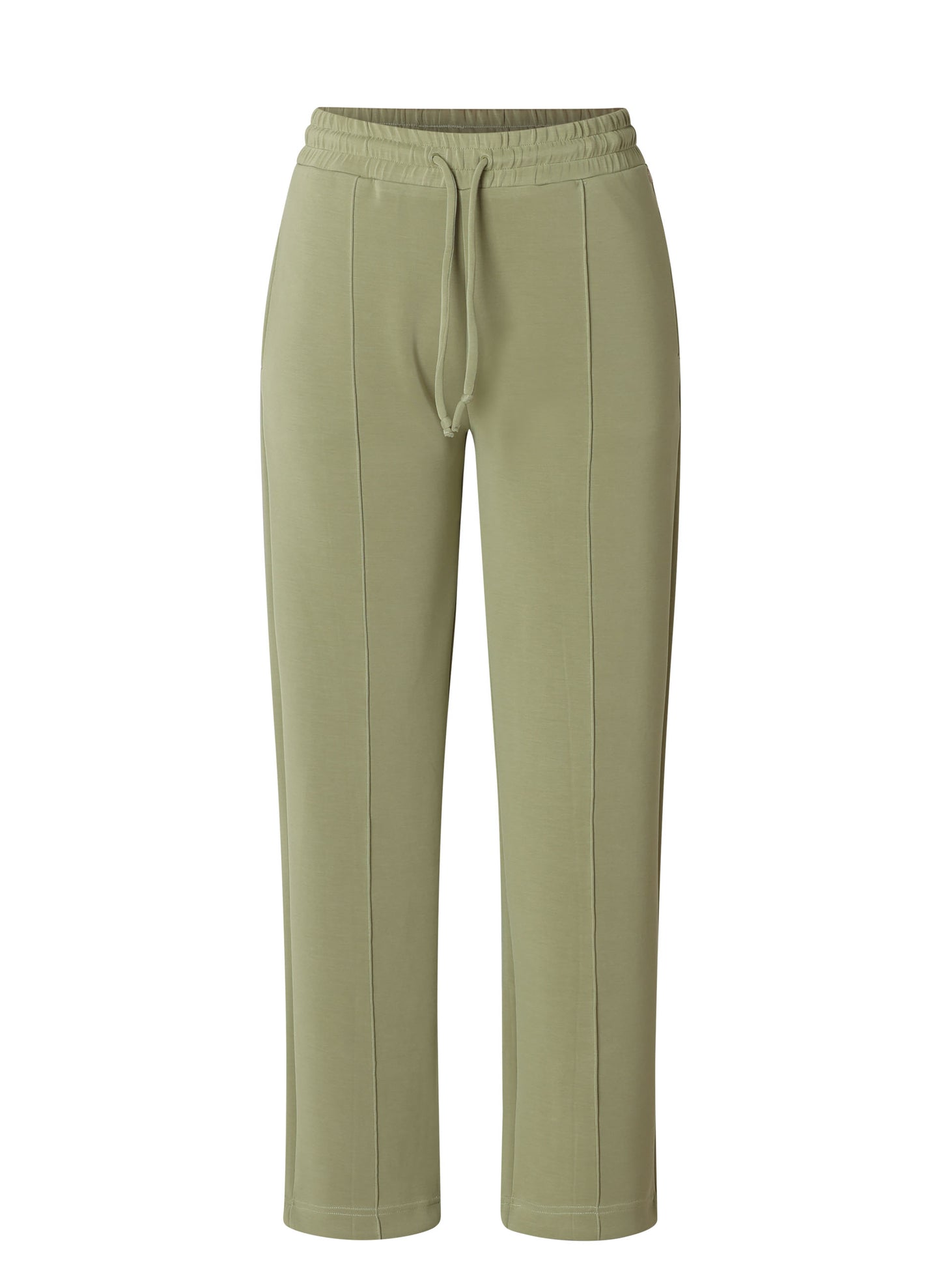 0006194 Oirla Wide Leg Super Soft Trouse Green