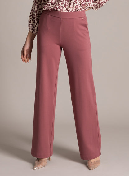 Paloma 6117 Soft Elastic Waist Trousers Plum