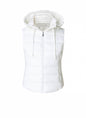 0006236 Padded Hood Casual Gilet White