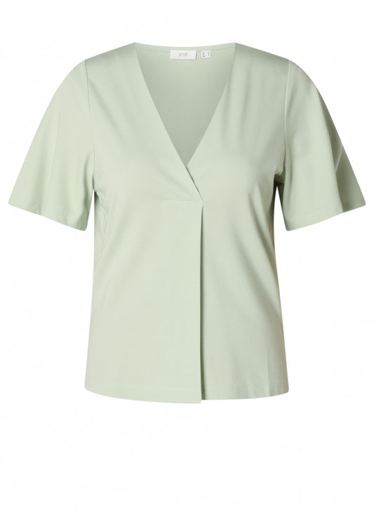 0006362 S/S V-Neck Basic Top Mint
