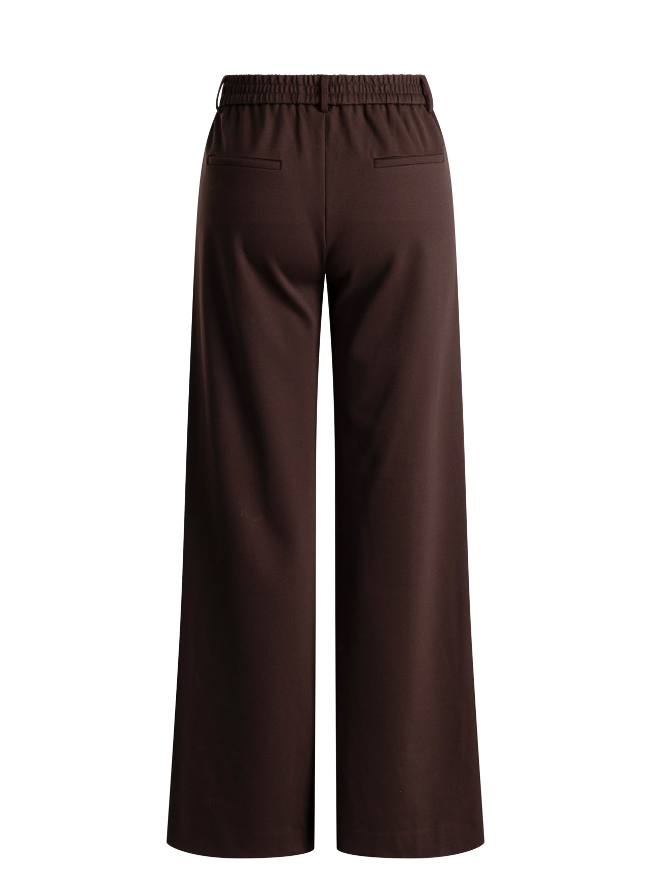 6482 FULL LENGTH WIDE LEG TRS WITH POCKETS Brown