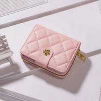 003 Quilted Small Purse Pink