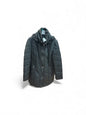 10610042 3/4 Puff Jkt Hood Shiny Fleck Black