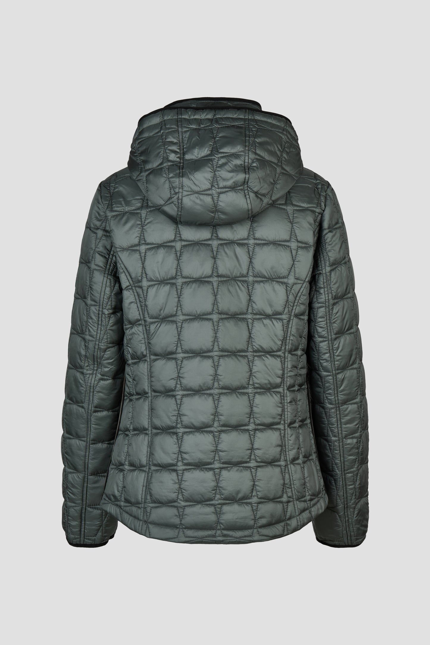 10910062 Short hooded quilted jkt Misty Sage