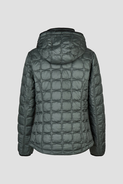 10910062 Short hooded quilted jkt Misty Sage