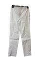 1141 50521 Slim Leg Pull Up 7/8 Lgt Trs White