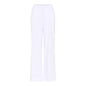 121 898 Wide Leg Soft Pin Tuck Trousers White