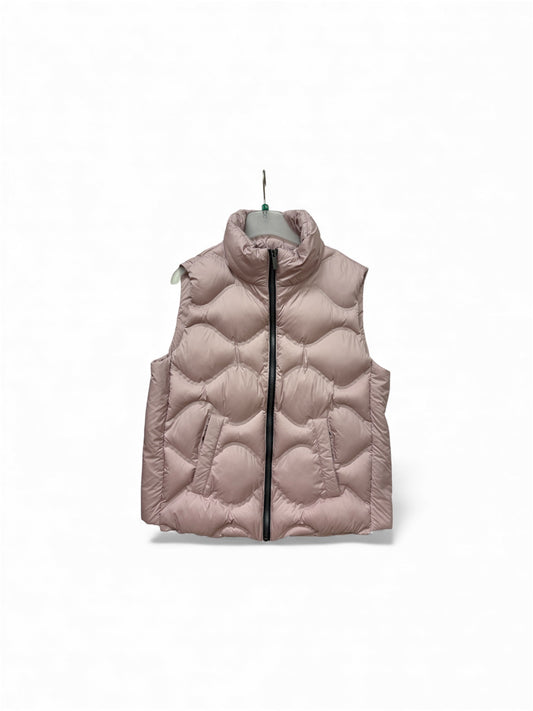 1241 Padded Stand Up Collar Down Mix Gil Rose Pink