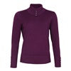 132 171 COWL NECK WITH BUTTON DETAIL Purple