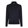 132 171 Roll Neck With Purple Detail Navy