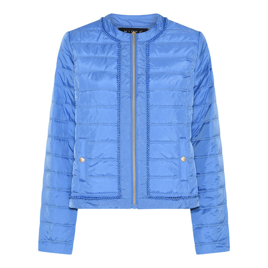 143 289 Short Light Padded Collarless Ja Blue