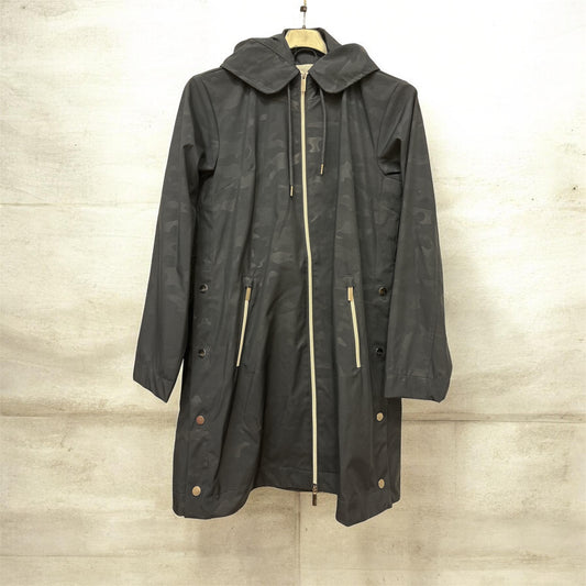 1431 Mid Lgt Camo Print "Collar" Rain Co Navy