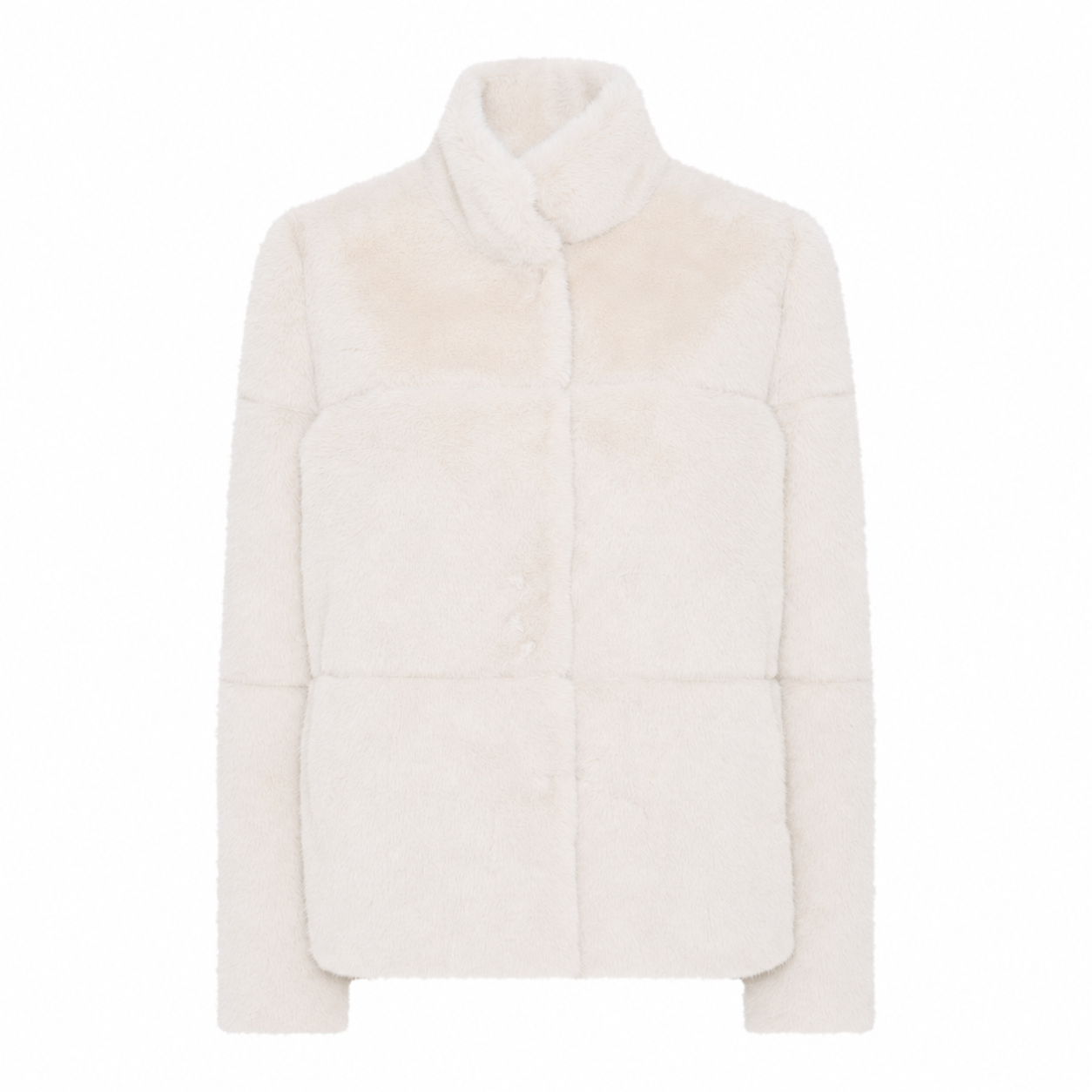 145 245 SHORT FUR JACKET Cream