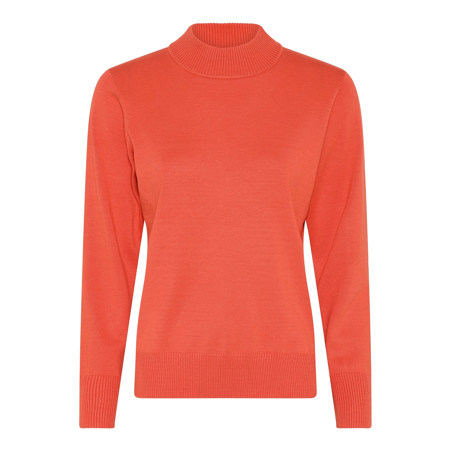 150 135 TURTLE NECK BASIC JUMPER Raspberry