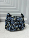 1503 Print Canvas Cb Multi Pocket Bag Navy/Blue