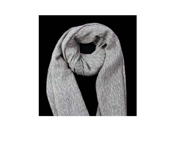 1513-93 Acrylic Plain Scarf Grey