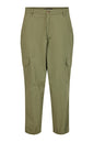 6444/6273 Elastic Hem Cotton Stretch Trs Khaki