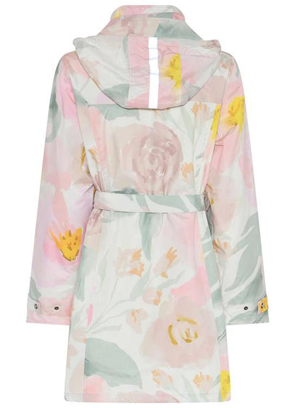 1594 Printed Waterproof Rain Mac Pink