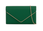 1717 Matt Effectenvelope Gold Trim Emerald Green