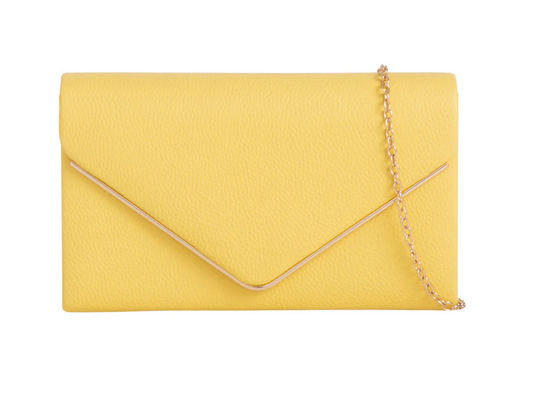 1717 Matt Effectenvelope Gold Trim Lemon