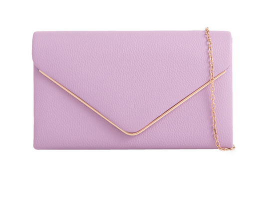 1717 Matt Effectenvelope Gold Trim Lilac