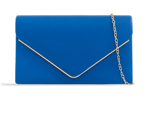 1717 Matt Effectenvelope Gold Trim Royal Blue