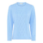 180 144 Diamond Design Front O-Neck Jump Baby Blue