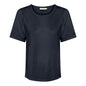 181 171 Cotton 0-Neck S/S T-Shirt Slve D Navy