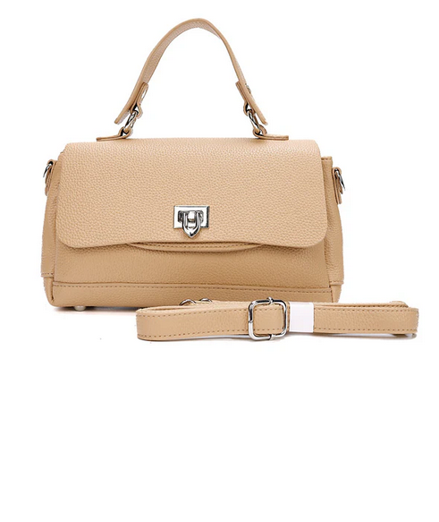 1885 ENVELOPE STYLE SHORT/CB HANDLE DAY BAG Beige