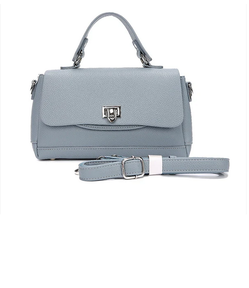 1885 ENVELOPE STYLE SHORT/CB HANDLE DAY BAG Blue